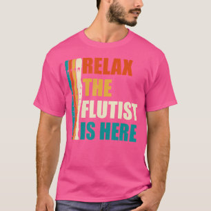 Entspannen Sie sich beim Flutist. T-Shirt