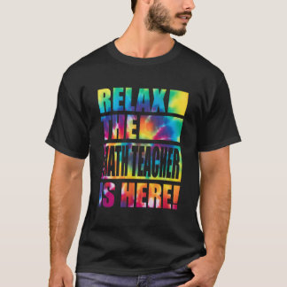 Entspannen Sie sich beim Mathematiklehrer. T-Shirt