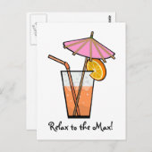 Entspannen Sie sich beim Max! Postkarte (Vorne/Hinten)