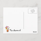 Entspannen Sie sich beim Max! Postkarte (Rückseite)