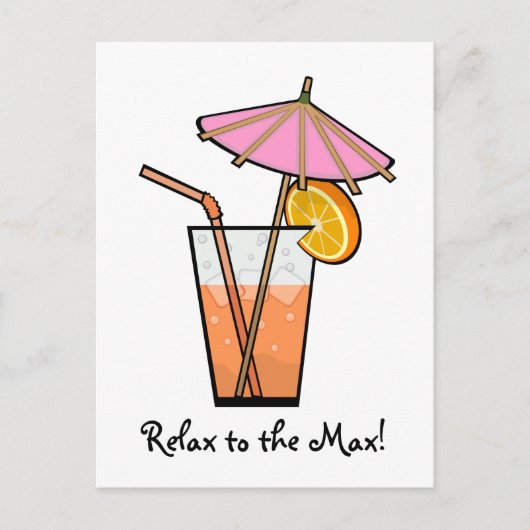 Entspannen Sie sich beim Max! Postkarte (Vorderseite)