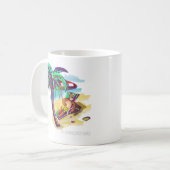 Entspannen Sie sich beim Sommerbär am tropischen S Kaffeetasse (Vorderseite Links)