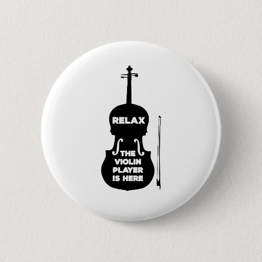 Entspannen Sie sich beim Violin Player Button (Vorderseite)