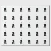 Entspannen Sie sich beim Violin Player Geschenkpapier (Flach)