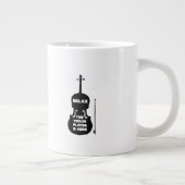 Entspannen Sie sich beim Violin Player Jumbo-Tasse (Rechts)