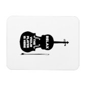 Entspannen Sie sich beim Violin Player Magnet (Horizontal)