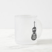 Entspannen Sie sich beim Violin Player Mattglastasse (VorderseiteRechts)