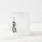 Entspannen Sie sich beim Violin Player Mattglastasse (Vorderseite Links)