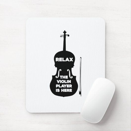 Entspannen Sie sich beim Violin Player Mousepad (Mit Mouse)