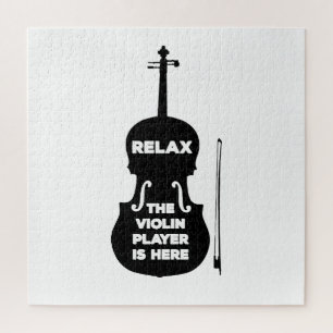 Entspannen Sie sich beim Violin Player Puzzle
