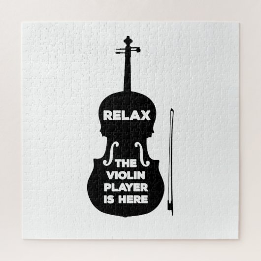 Entspannen Sie sich beim Violin Player Puzzle (Vertikal)