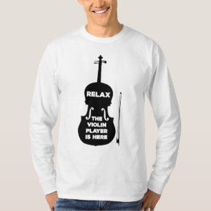 Entspannen Sie sich beim Violin Player T-Shirt