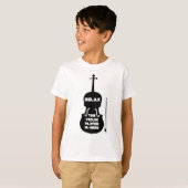Entspannen Sie sich beim Violin Player T-Shirt (Vorne ganz)