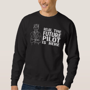 Entspannen Sie sich beim zukünftigen Pilot Sweatshirt