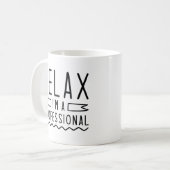 Entspannen Sie sich Beruflich Kaffeetasse (Vorderseite Links)
