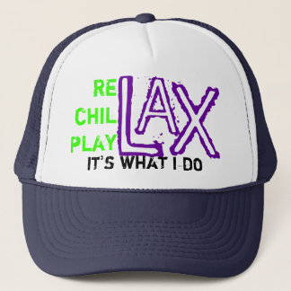 entspannen Sie sich chillax playlax Truckerkappe