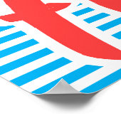 Entspannen Sie sich einfach und gehen Sie mit dem Poster (Ecke)