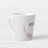 Entspannen Sie sich einfach und genießen Sie ein g Milchtasse (Linke Ecke)