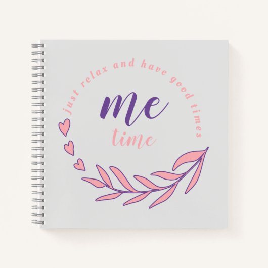 Entspannen Sie sich einfach und genießen Sie ein g Notizblock (Vorderseite)