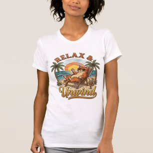 Entspannen Sie sich & entspannen Sie sich Strandka T-Shirt