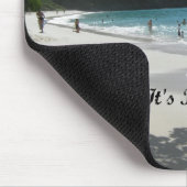 Entspannen Sie sich...Es ist Island Time! Mousepad (Ecke)