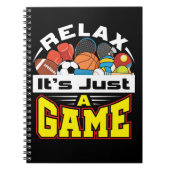 Entspannen Sie sich! Es ist nur ein Game PE Teache Notizblock (Vorderseite)