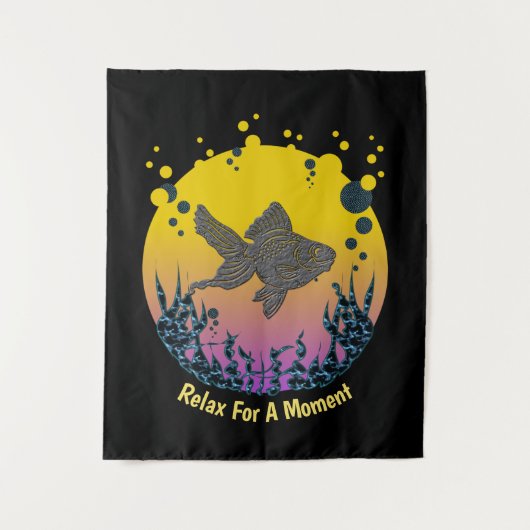 Entspannen Sie sich für einen Moment Meditation Ru Wandteppich (Vorderseite)