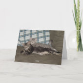 Entspannen Sie sich Geburtstags-Karte Karte (Rückseite)