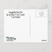 Entspannen Sie sich gut - Dackel - Hoover Postkarte (Rückseite)