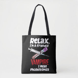 Entspannen Sie sich, ich bin ein freundlicher Vamp Tasche