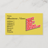 Entspannen Sie sich, ich bin ein hübscher guter Fa Visitenkarte (Vorderseite)