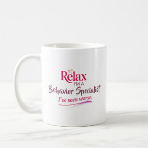 Entspannen Sie sich, ich bin ein Verhaltensspezial Kaffeetasse