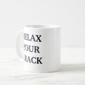 ENTSPANNEN SIE SICH IHRE SPRUNGS-TASSE KAFFEETASSE (Vorderseite Links)