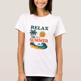 Entspannen Sie sich im Sommer-T - Shirt