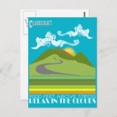 Entspannen Sie sich in den Wolken Postkarte (Vorne/Hinten)