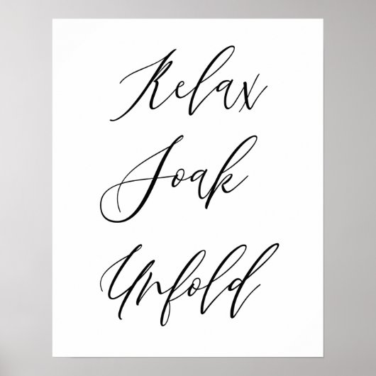 Entspannen Sie sich in der Badewanne mit einem Kun Poster (Vorne)