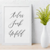 Entspannen Sie sich in der Badewanne mit einem Kun Poster