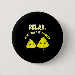 Entspannen Sie sich in der Cheesy Funny Chef Food  Button