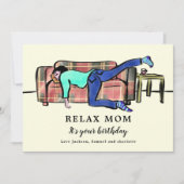 Entspannen Sie sich in der Mama und lassen Sie sic Karte (Vorderseite)