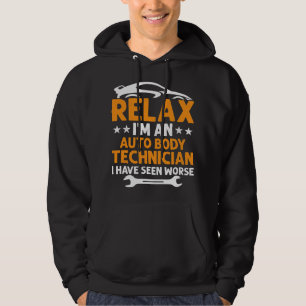 Entspannen Sie sich in einem Auto Body Technican i Hoodie