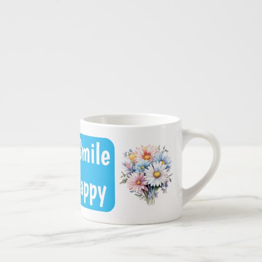 Entspannen Sie sich Lächeln glücklich gerberber Bl Espressotasse (Rechts)