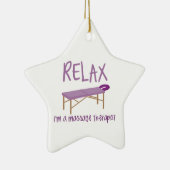 Entspannen Sie sich Massage-Tabelle Keramik Ornament (Rechts)