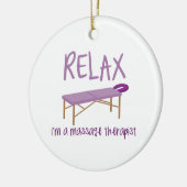 Entspannen Sie sich Massage-Tabelle Keramikornament (Links)