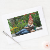 Entspannen Sie sich mit der Santa Cap Rechteckiger Aufkleber (Umschlag)