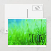 Entspannen Sie sich Postkarte (Vorne/Hinten)