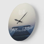 Entspannen Sie sich Sie sind auf Große Wanduhr (Winkel)