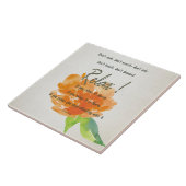 ENTSPANNEN SIE SICH, UM ORANGE FLORAL ZU ERHALTEN FLIESE (Seite)