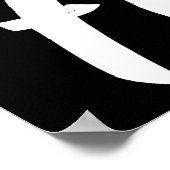 Entspannen Sie sich und gehen Sie einfach mit dem  Poster (Ecke)