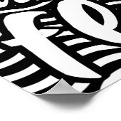 Entspannen Sie sich und gehen Sie einfach mit dem  Poster (Ecke)