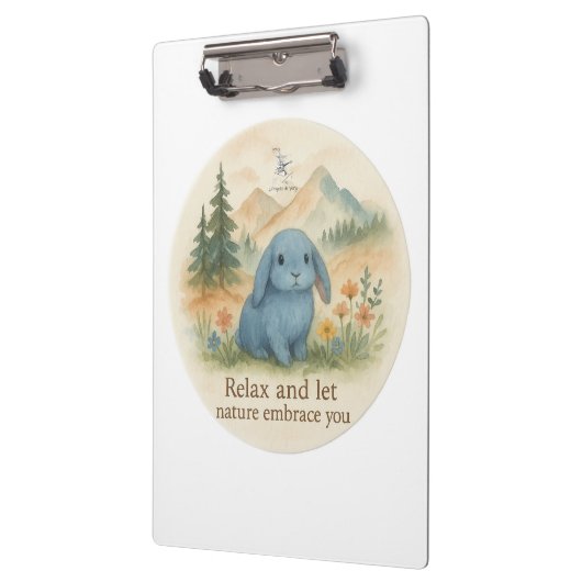 Entspannen Sie sich und ließ die Natur, die Sie um Klemmbrett (Links)
